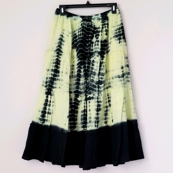 Fashion Village Dresses & Skirts - Boho gypsy Tie-dye long maxi skirt